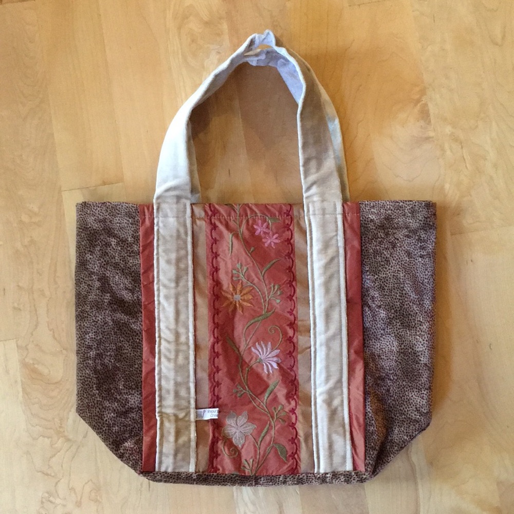 Repurposed Fabric Creations Handmade Tote Bag